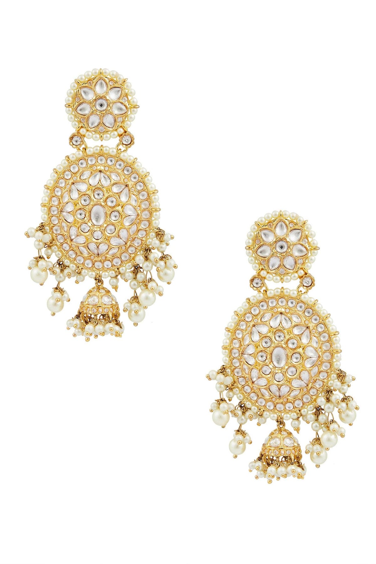 Kundan Embellished Dangler Earrings 
