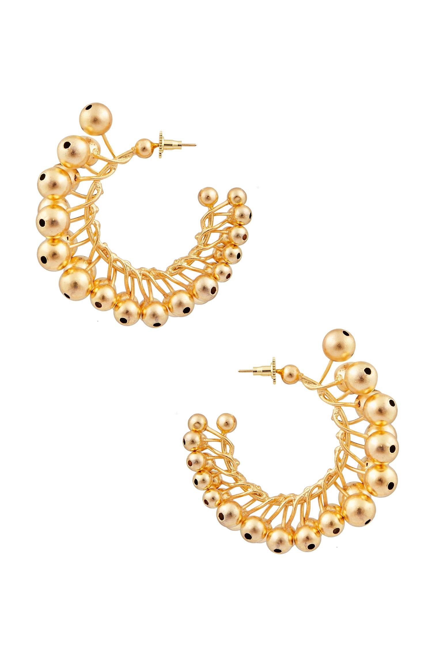 Beaded Hoops 