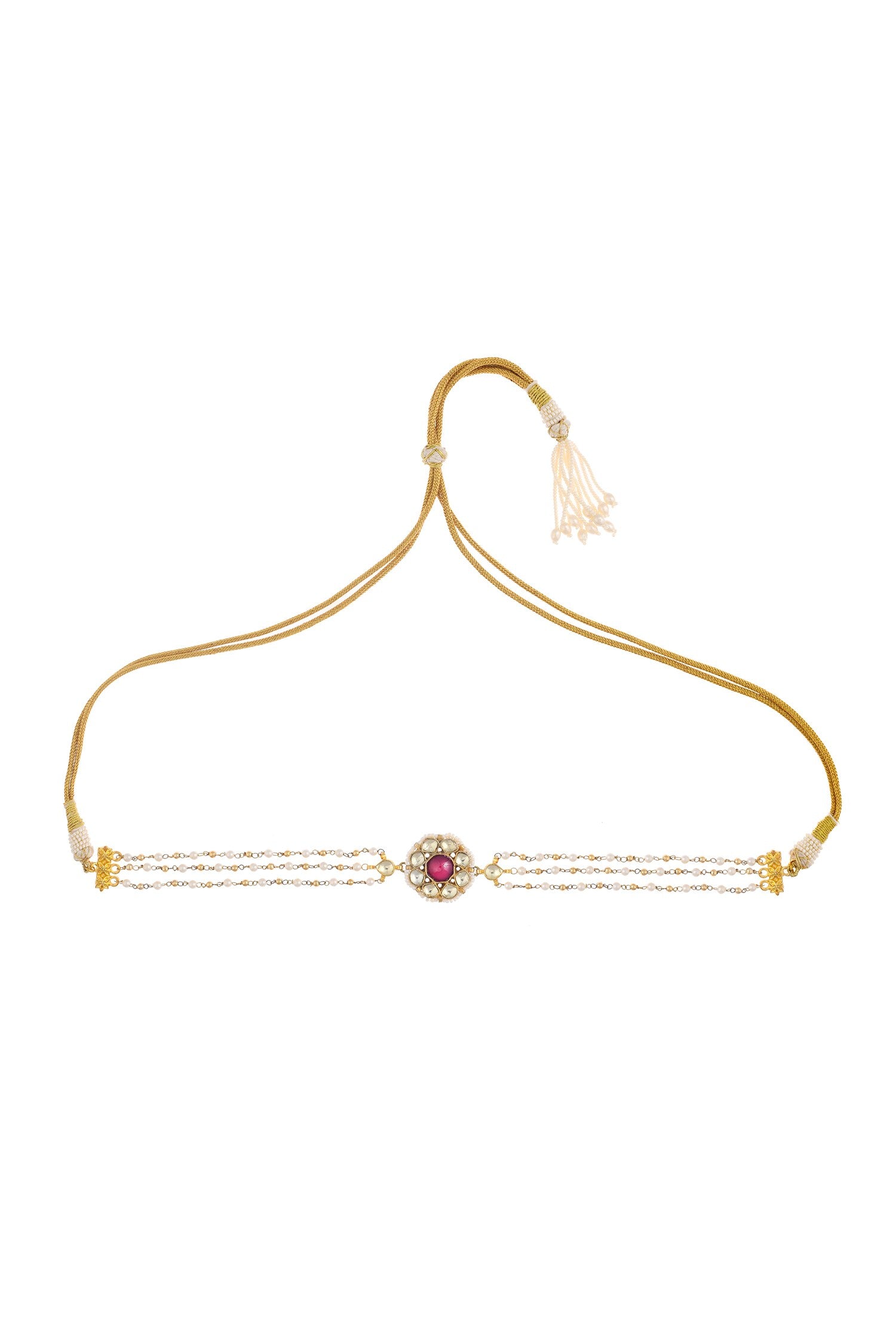 Jadau Floral Choker Necklace 