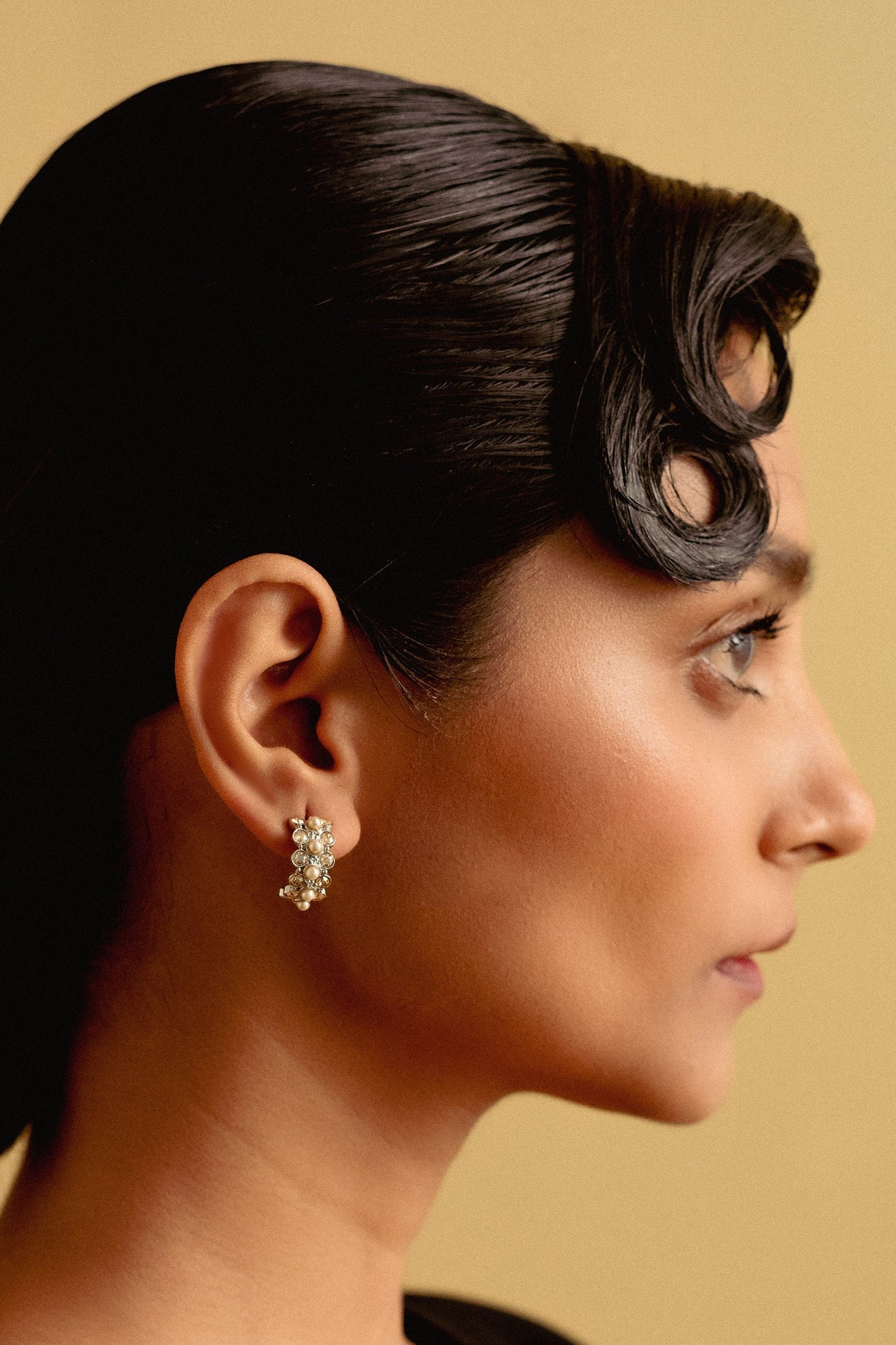 Sweet Magnolia Swarovski Embellished Earrings 