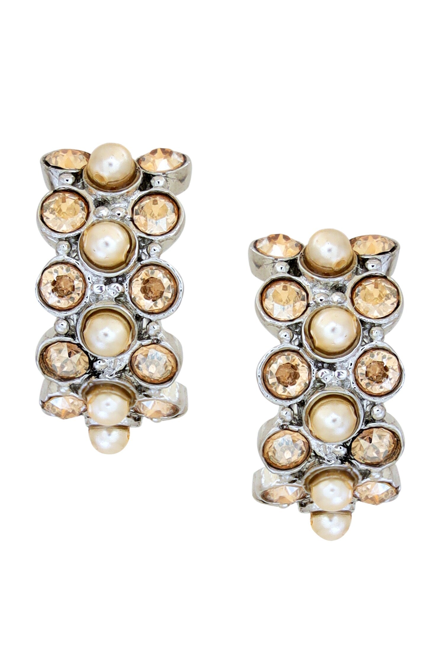 Sweet Magnolia Swarovski Embellished Earrings 
