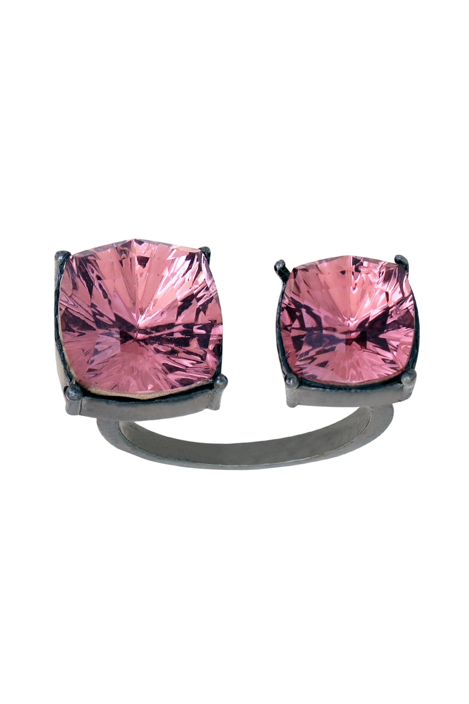 Crystal Embellished Purple Ring 
