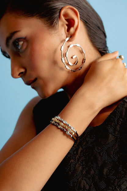 Swarovski Crystal Embellished Open Bracelet 