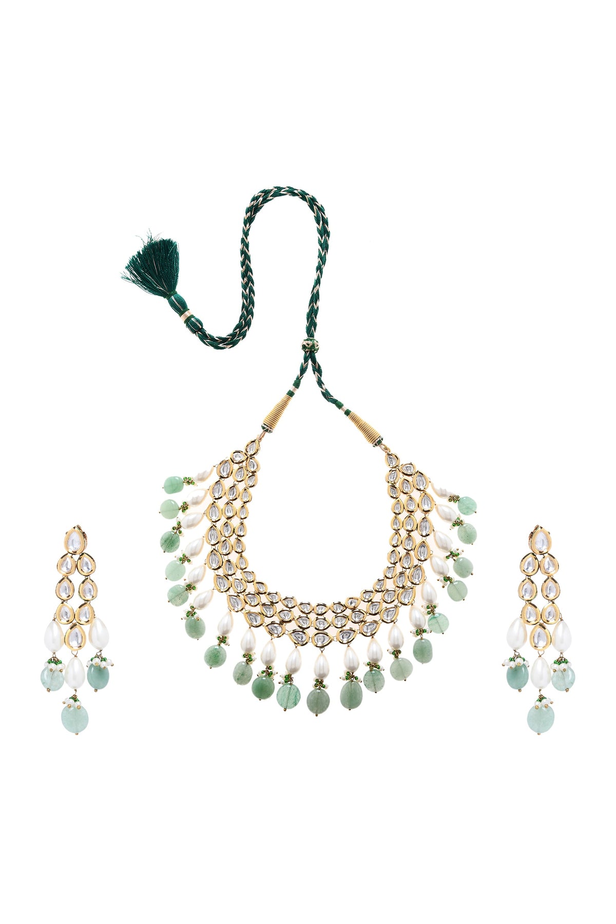 Kundan Choker Necklace Set 
