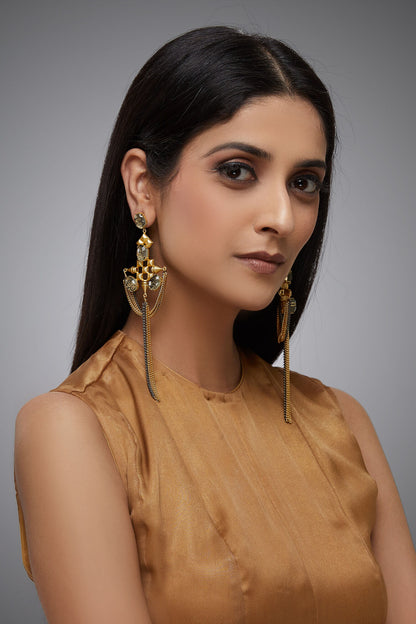 Stone earrings 