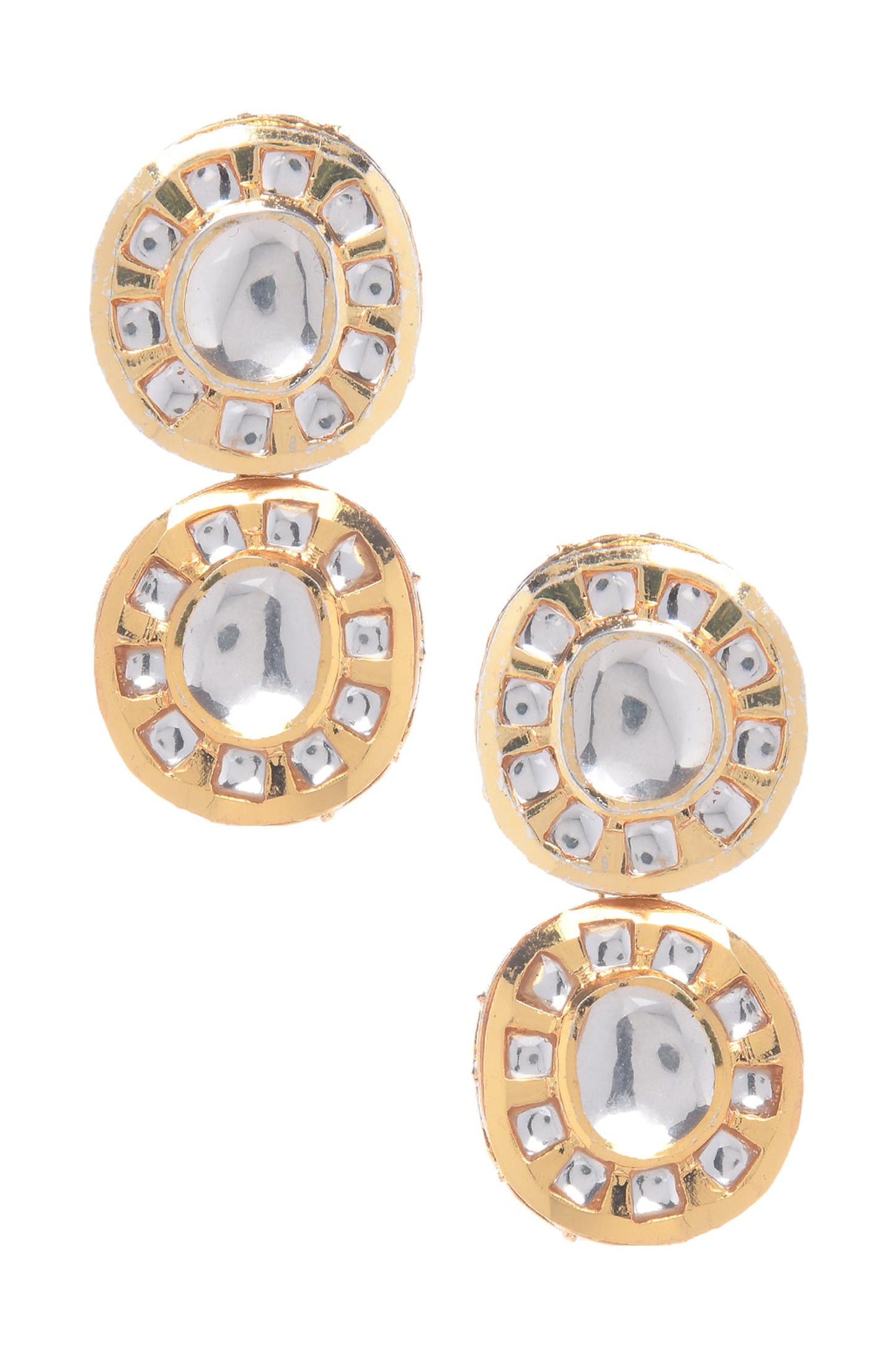 Handcrafted Tiered Drop Earrings 