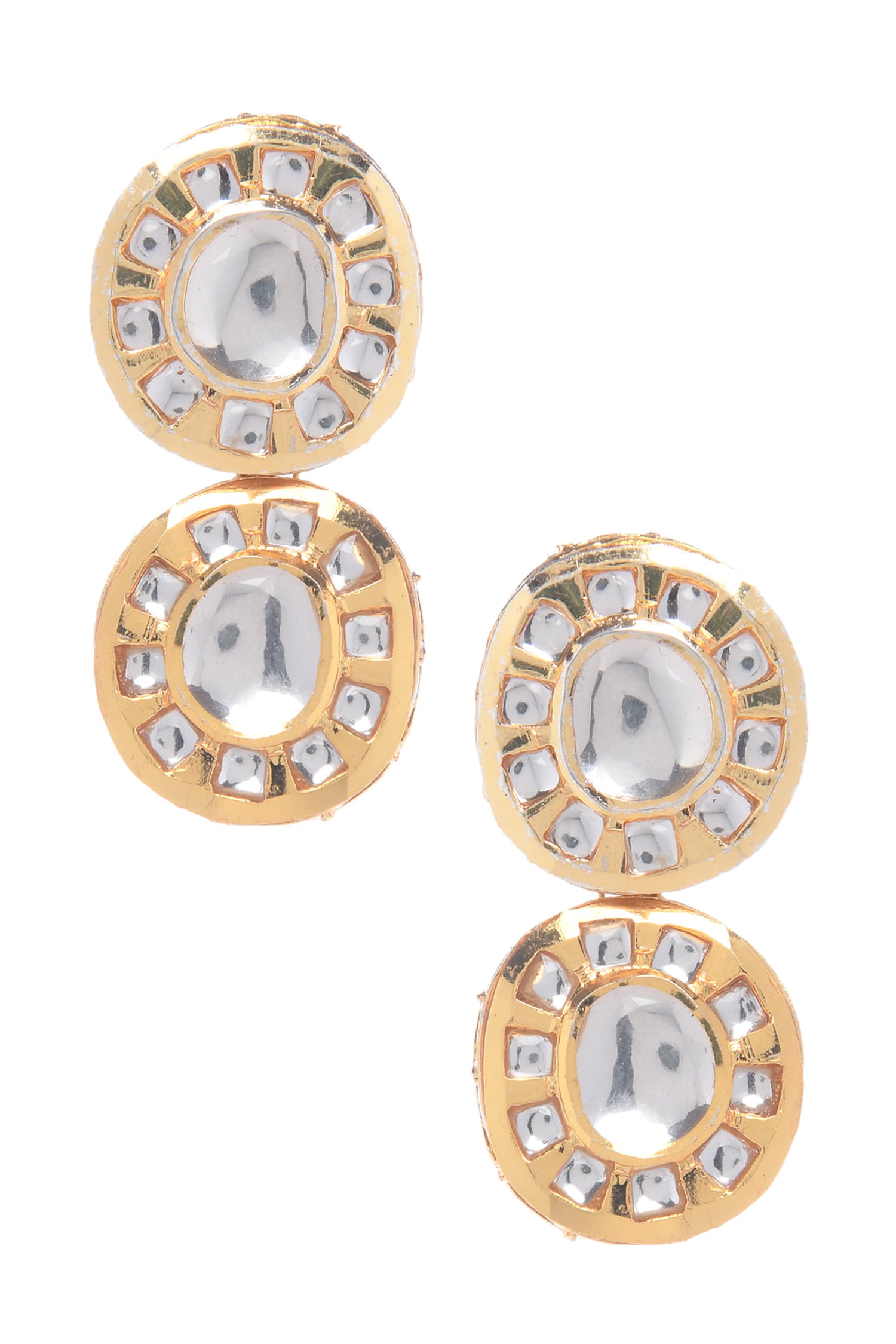 Handcrafted Tiered Drop Earrings 