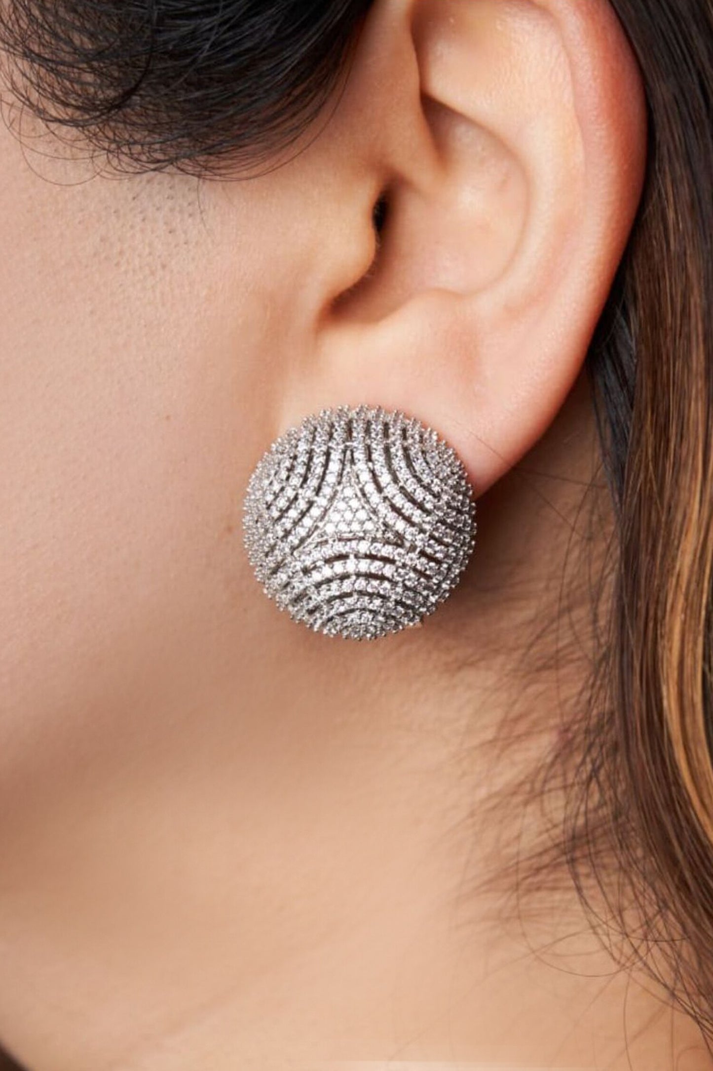 Handcrafted Cleopatra Studded Earrings 