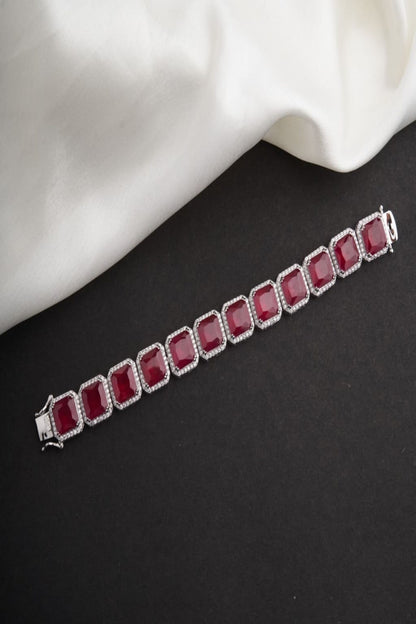 Ritwik Geometric Embellished Bracelet 