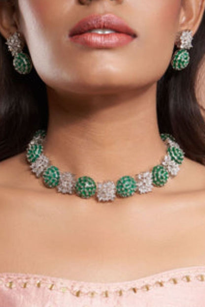 Mannat Ball Shaped Necklace Set 
