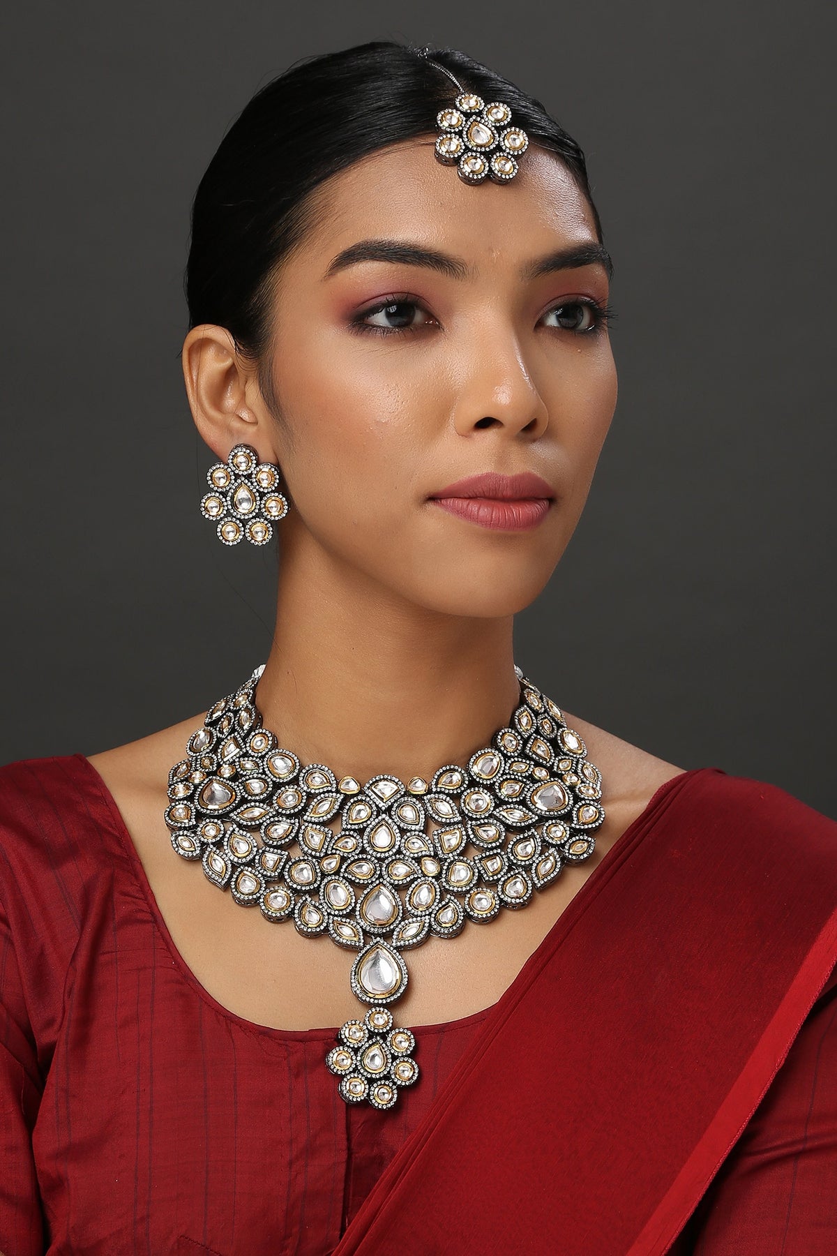 Kundan Necklace Set 