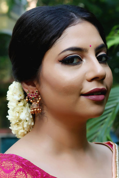 Bead Drop Jhumkas 