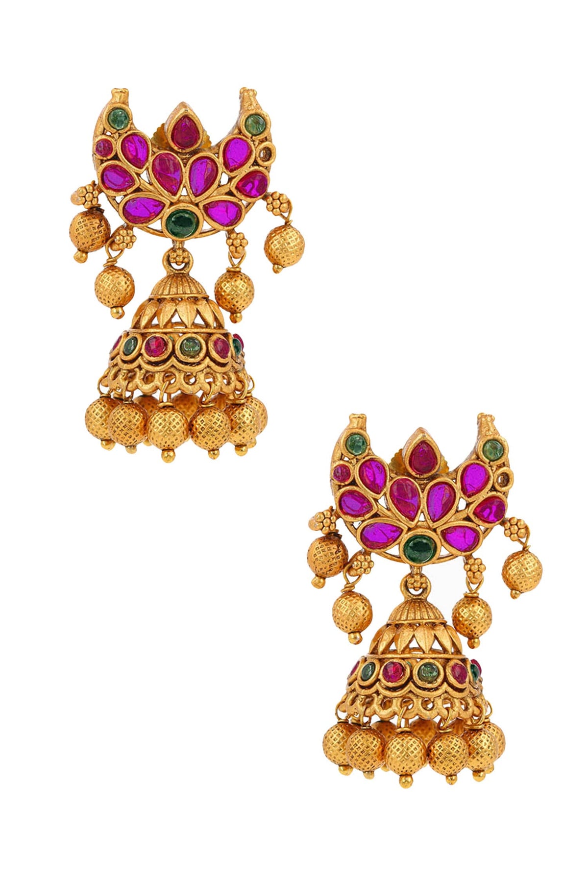 Bead Drop Jhumkas 