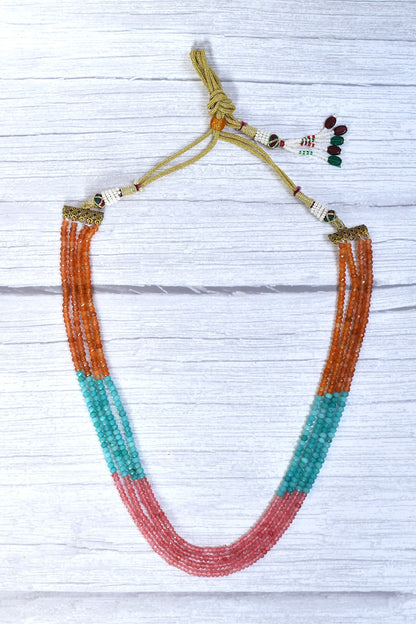 Bead Embellished Layered Necklace 
