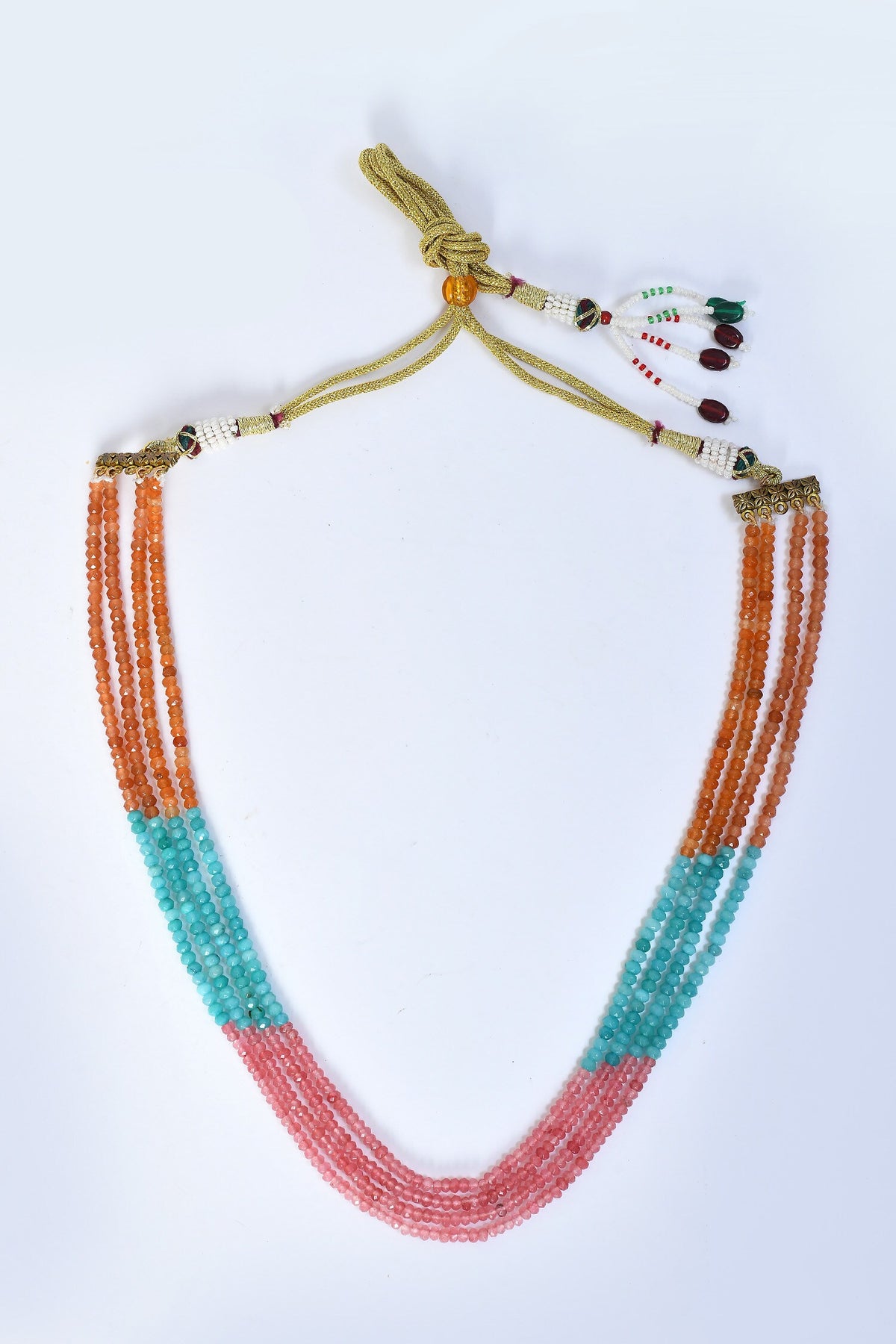 Bead Embellished Layered Necklace 
