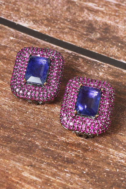 Geometric Shaped Stud Earrings 