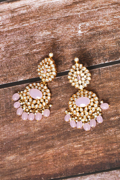 Stone Embellished Earrings 