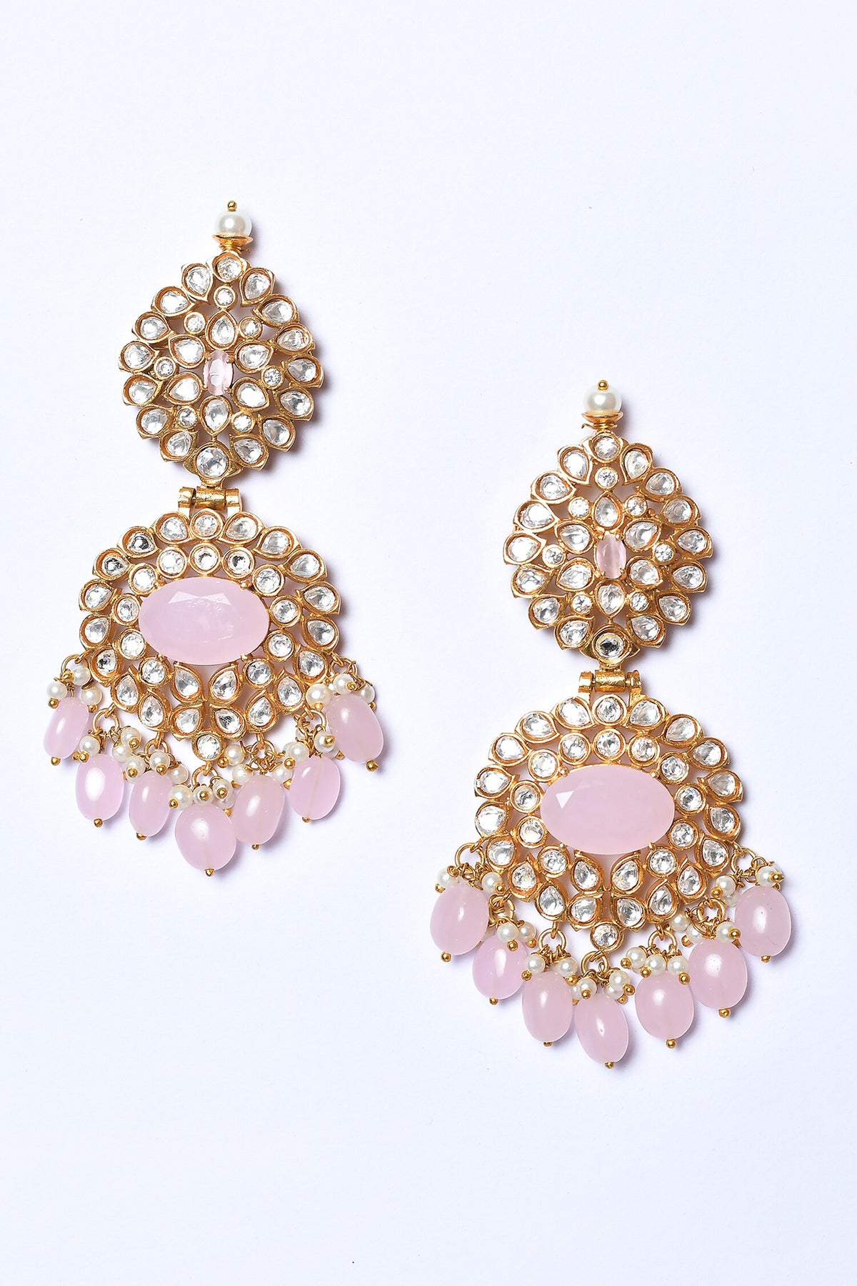 Stone Embellished Earrings 