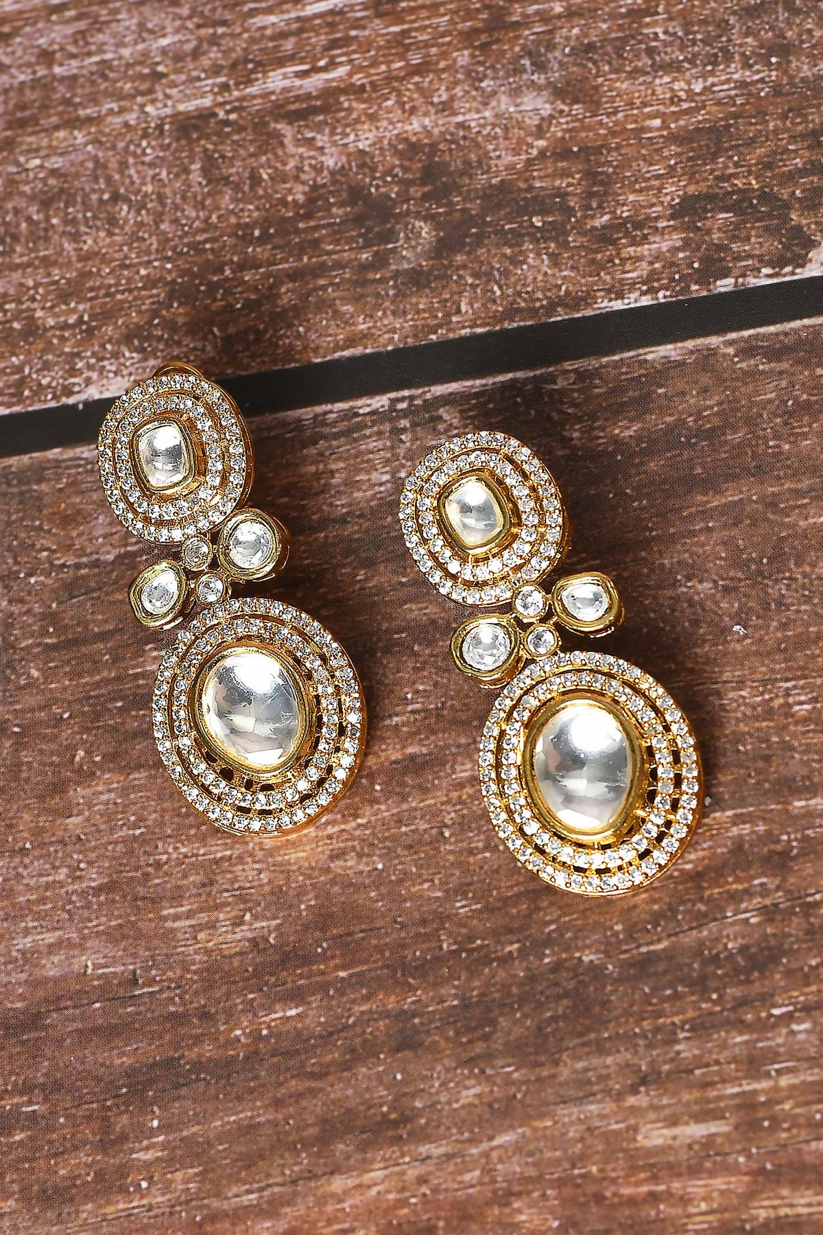 Zirconia Embellished Danglers 