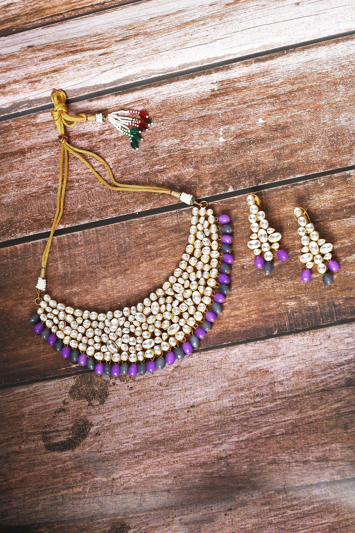 Kundan Embellished Choker Set 