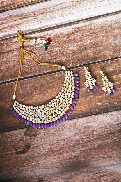 Kundan Embellished Choker Set 