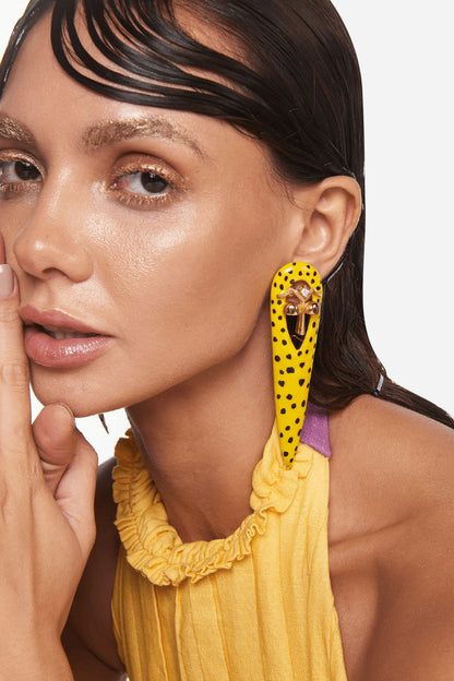Gavi Spicule Kaybug Earrings 