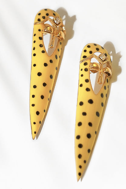 Gavi Spicule Kaybug Earrings 