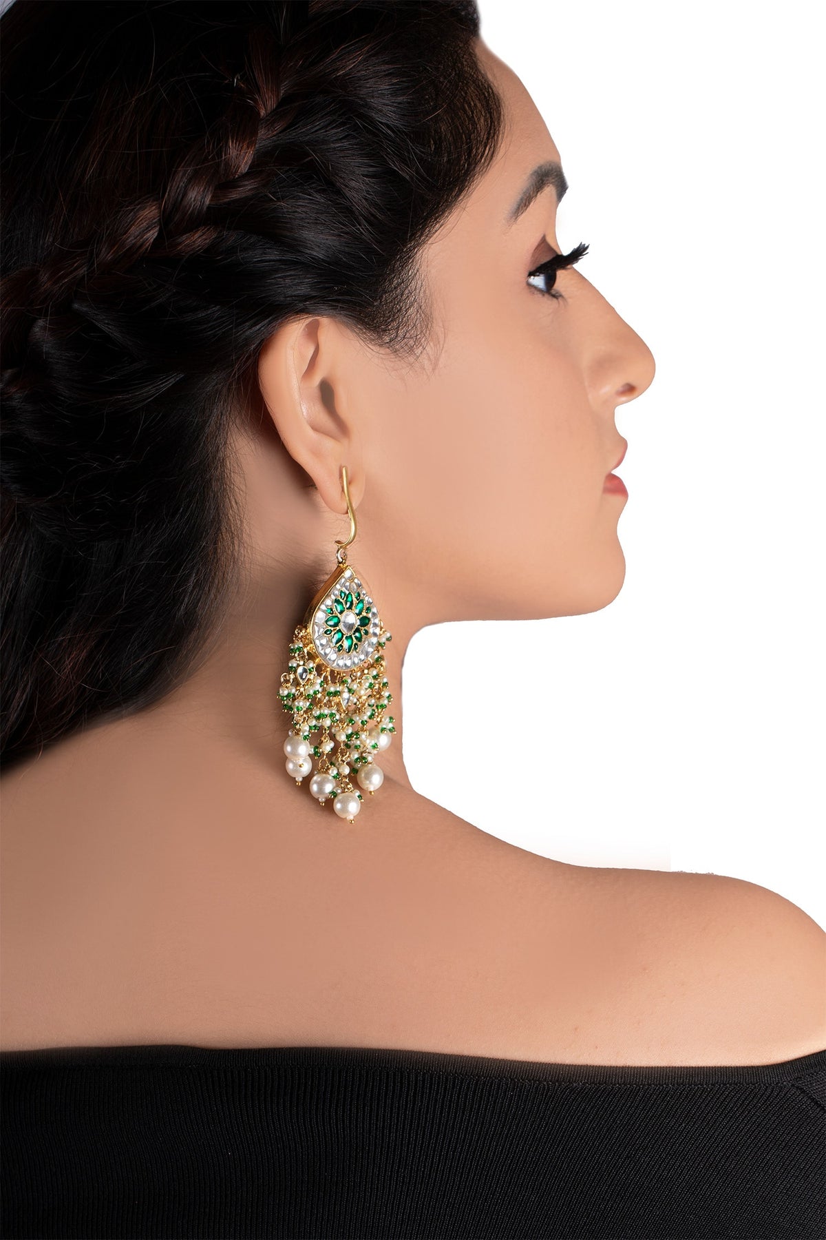 Teardrop Stone Danglers 