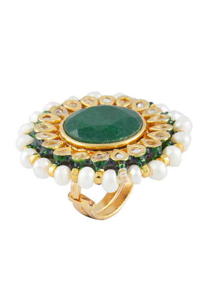 Kundan Studded Ring 