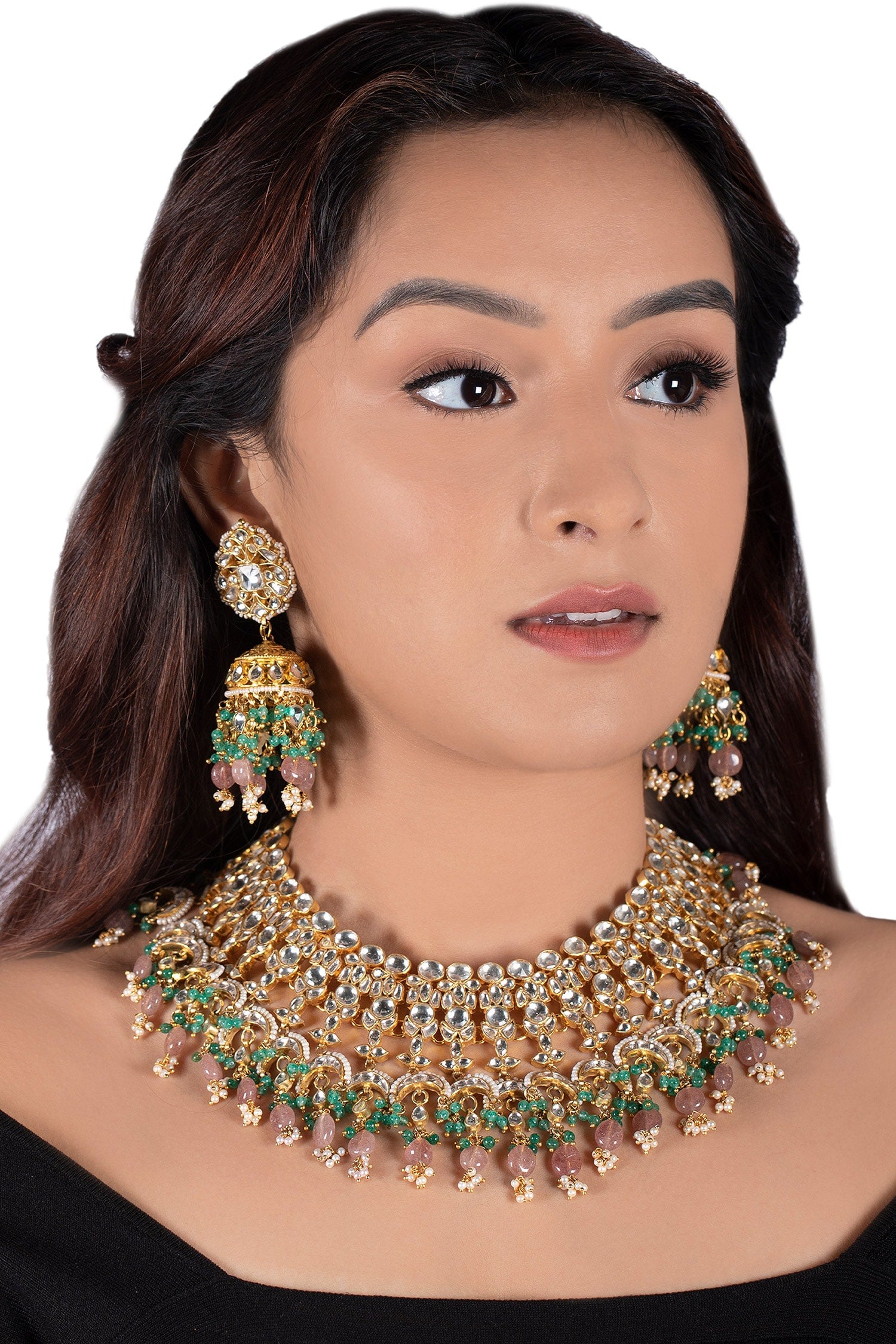 Bead Drop Choker Set 