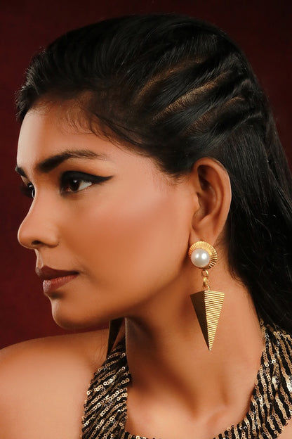Stone Embellished Earrings 