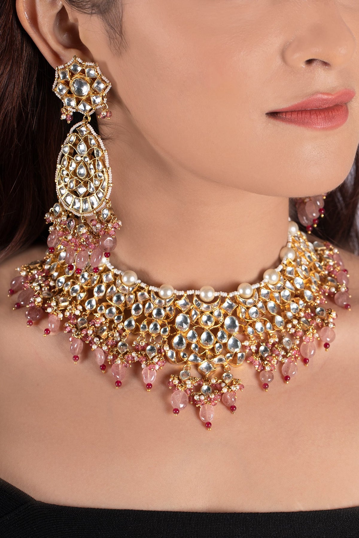 Bead Drop Choker Set 