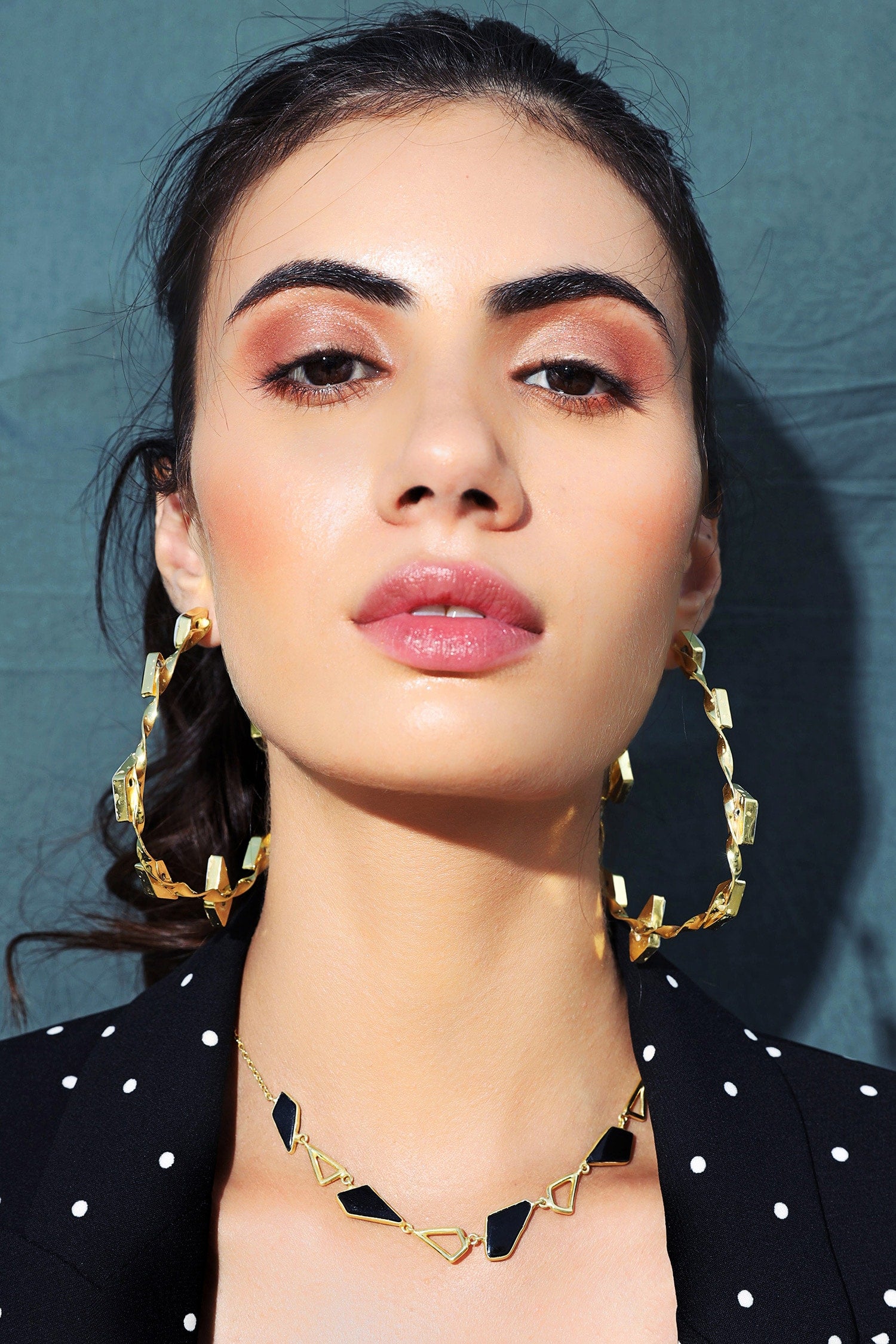 Sequential Handmade Stone Necklace 
