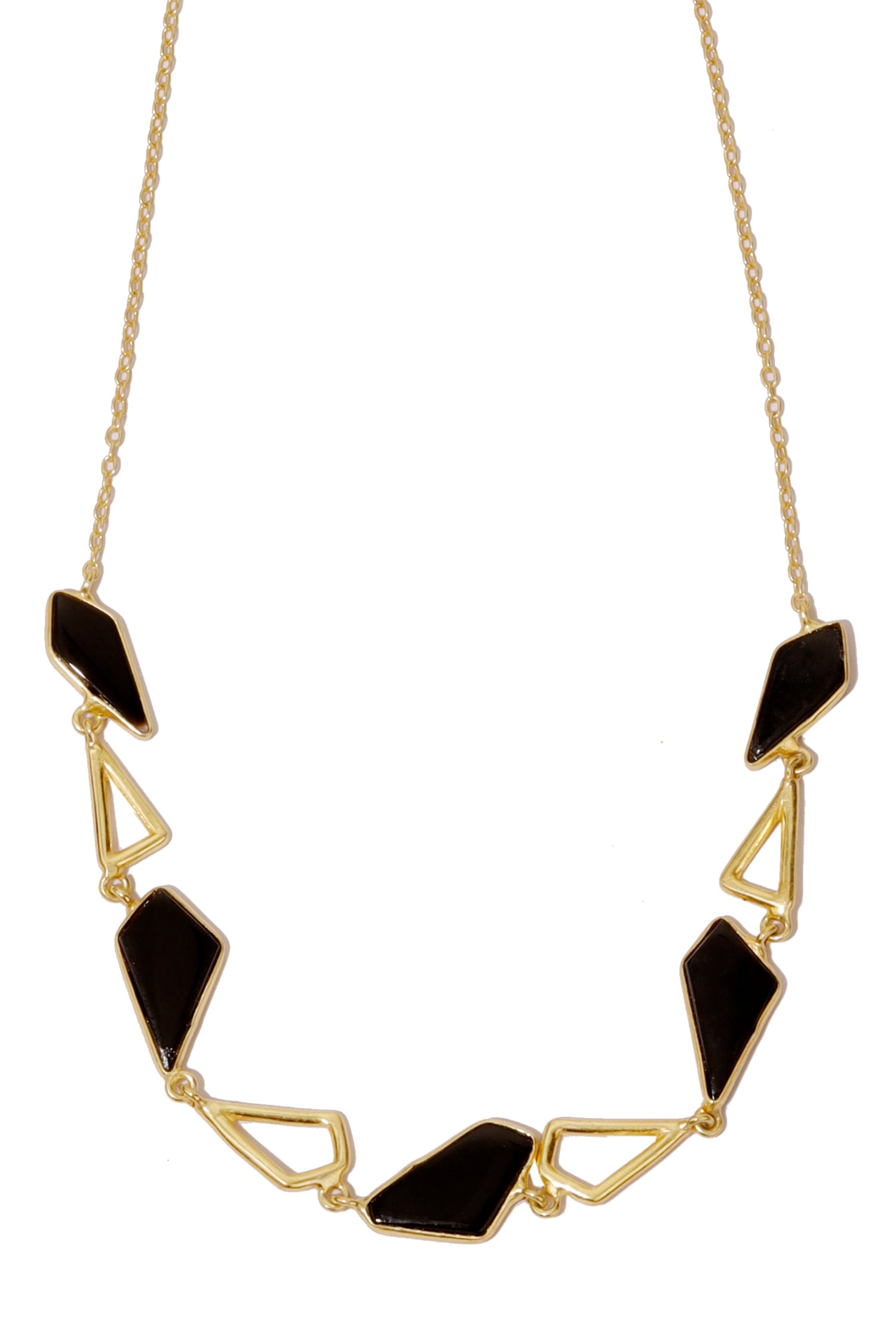 Sequential Handmade Stone Necklace 