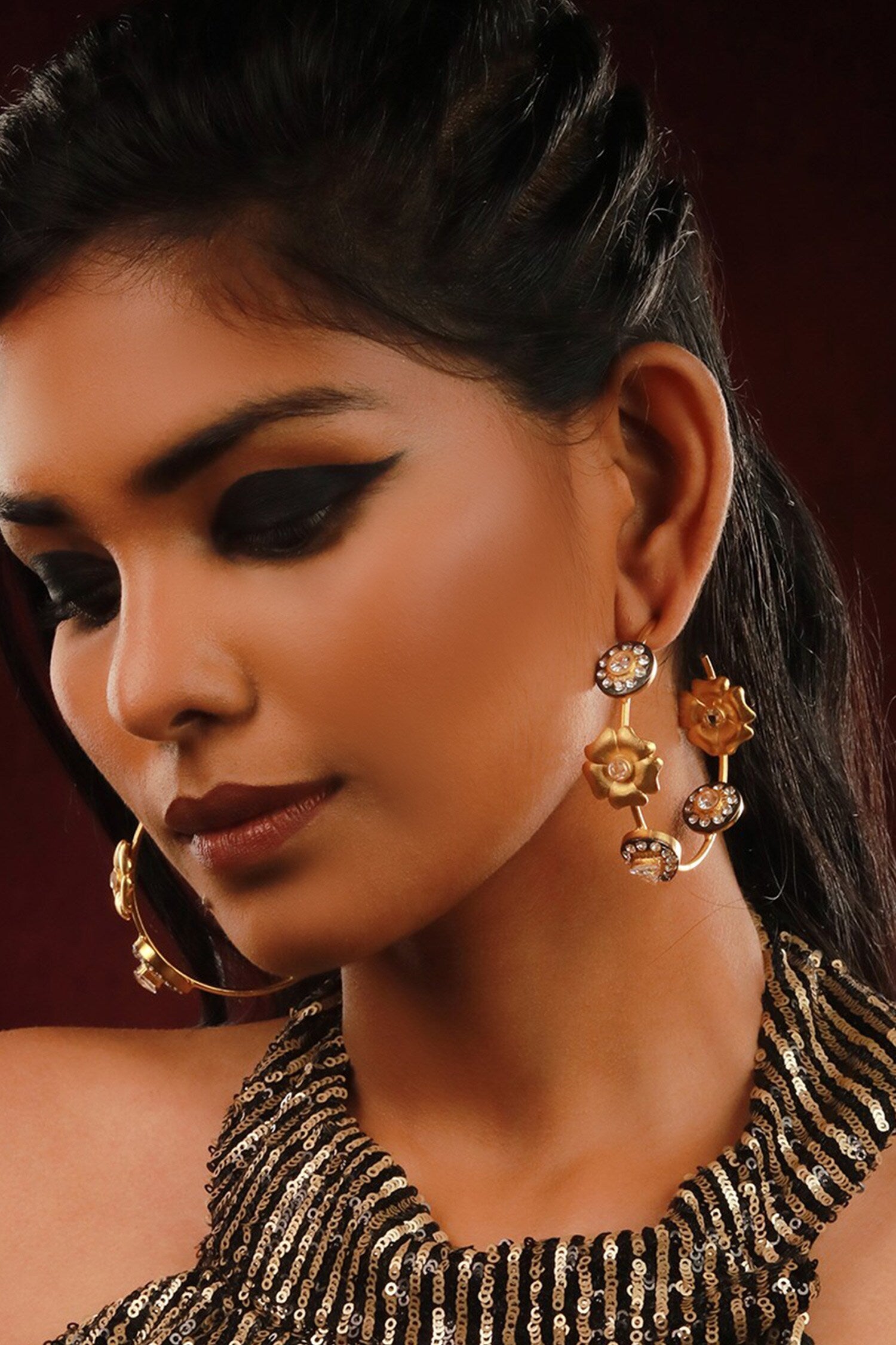 Floral Shaped Hoops 