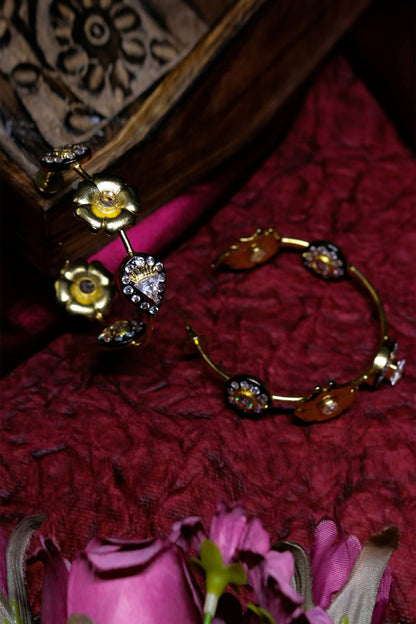 Floral Shaped Hoops 