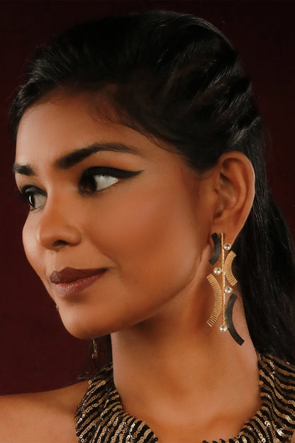 Linear Shaped Earrings 