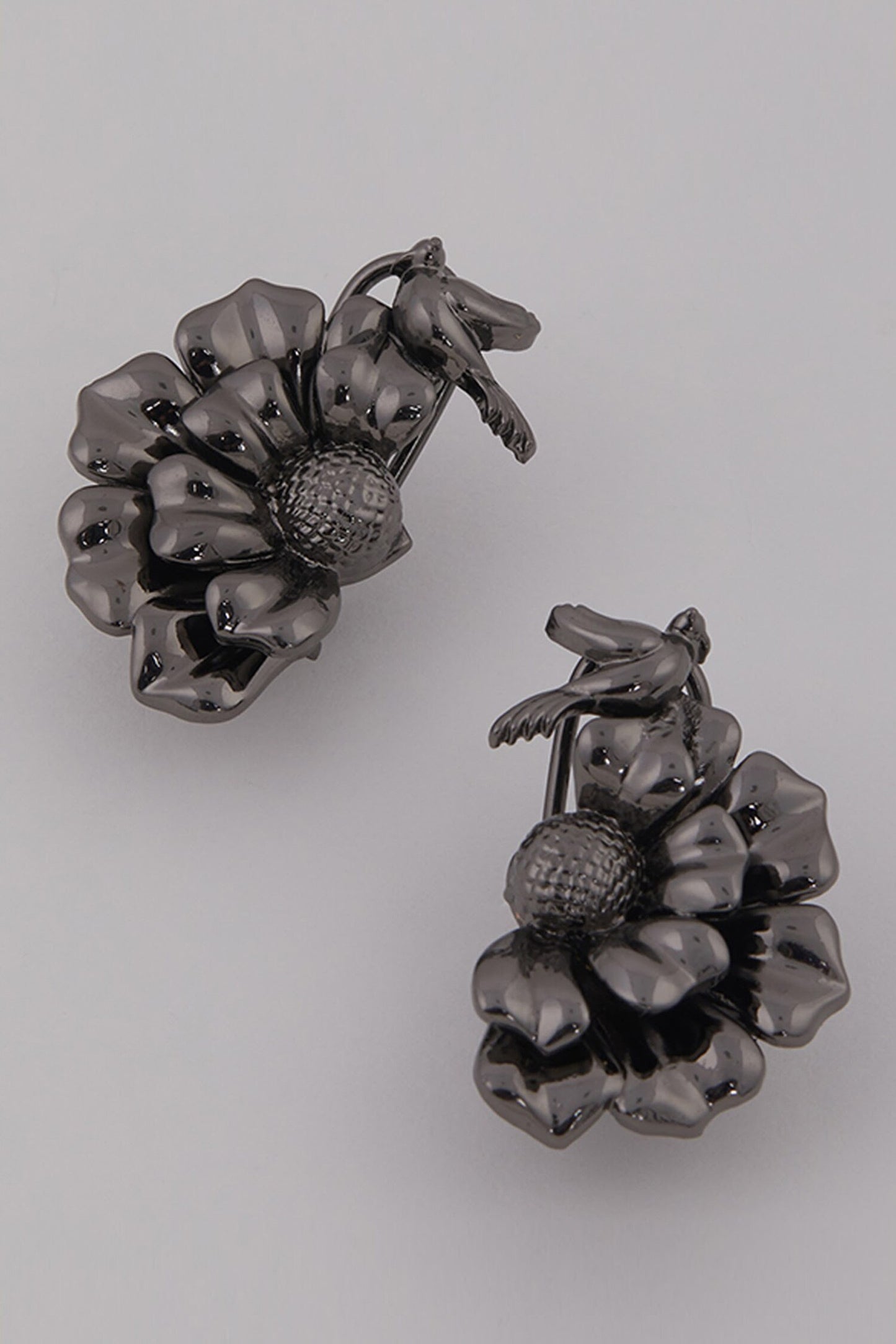 Handcrafted Floral Statement Studs 