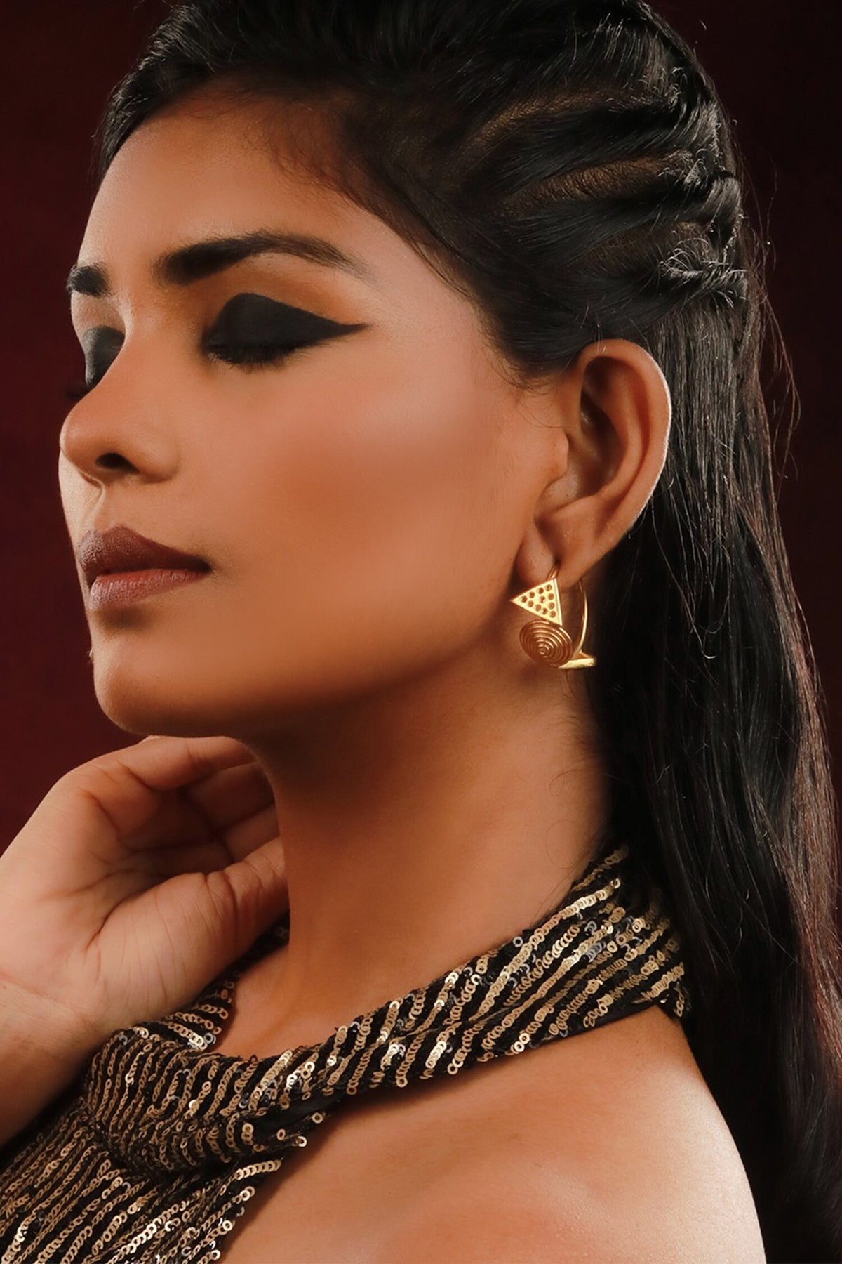 Circular Shaped Earrings 