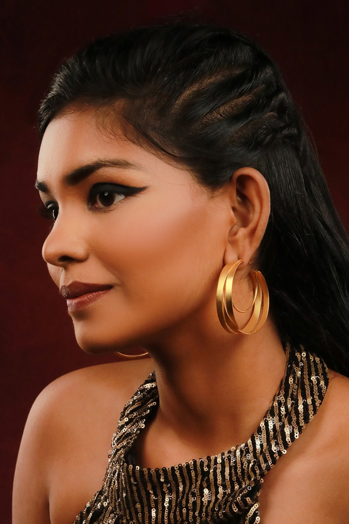 Geometric Shaped Hoops 