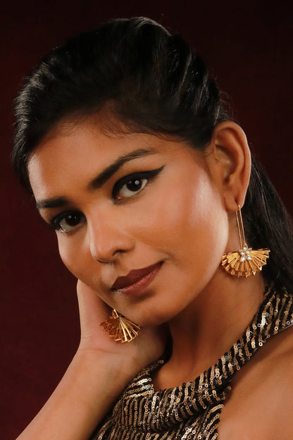 Pearl Embellished Earrings 