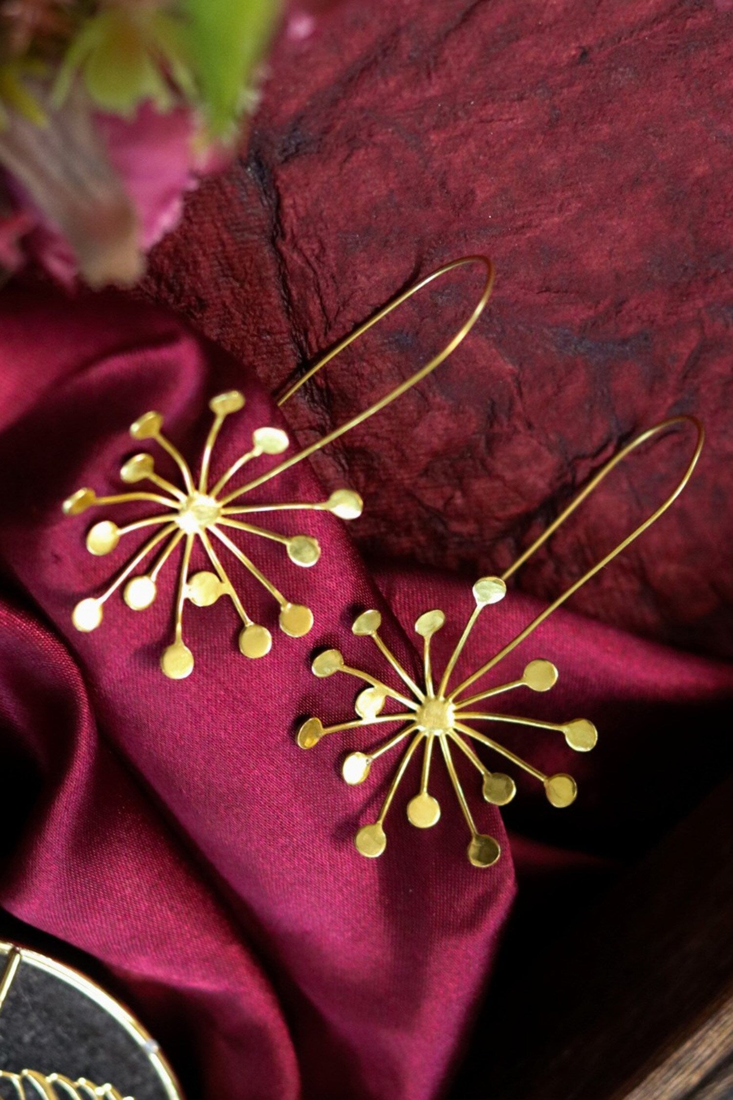 Dandelion Pattern Earrings 