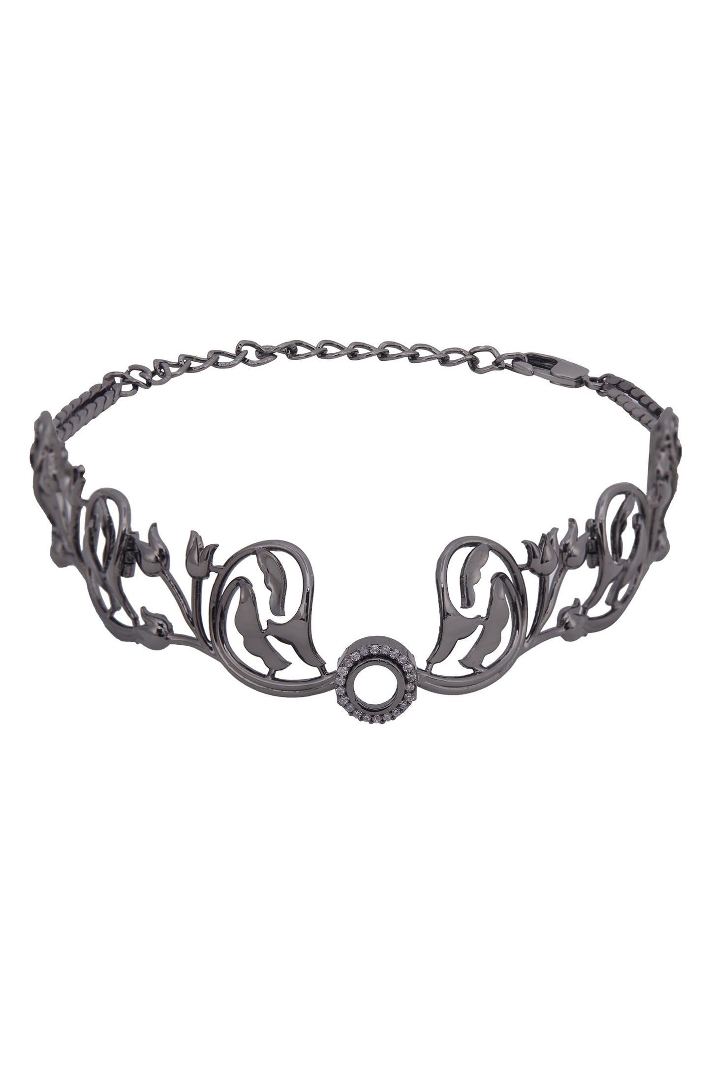 Handcrafted Carved Pendant Choker 