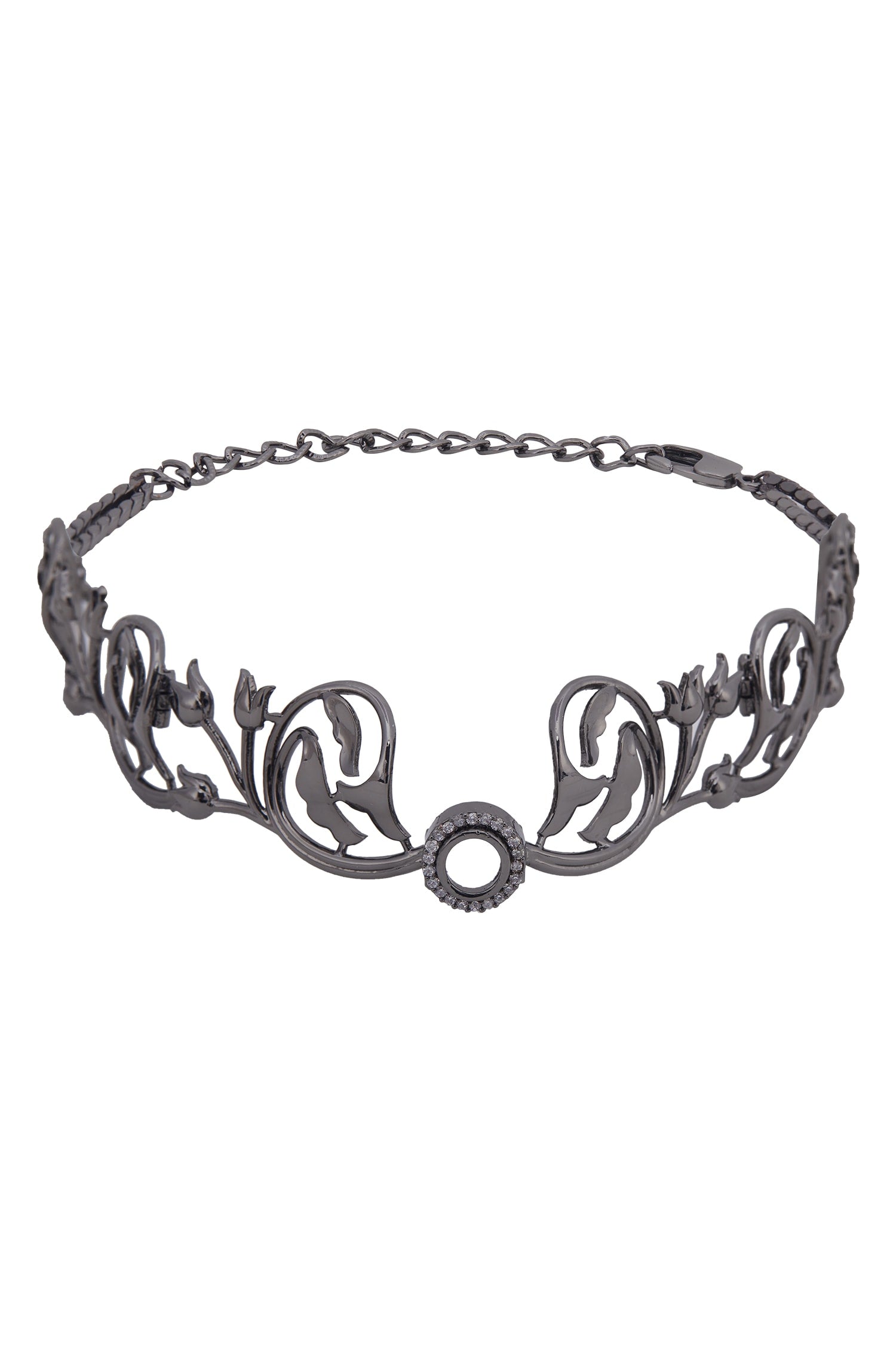 Handcrafted Carved Pendant Choker 