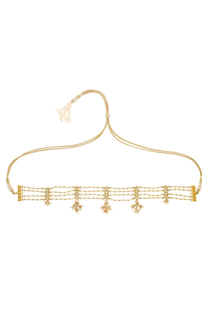 Kundan Embellished Layered Choker 