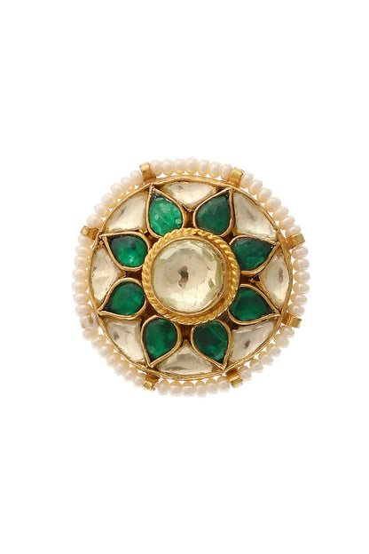 Kundan Embellished Ring 