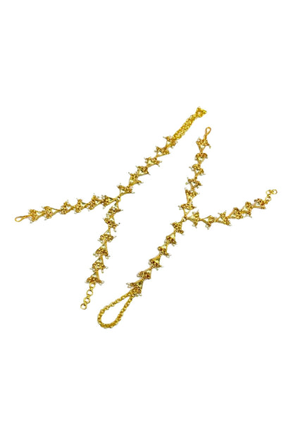 Geometric Kundan Hathphool - Set of 2 