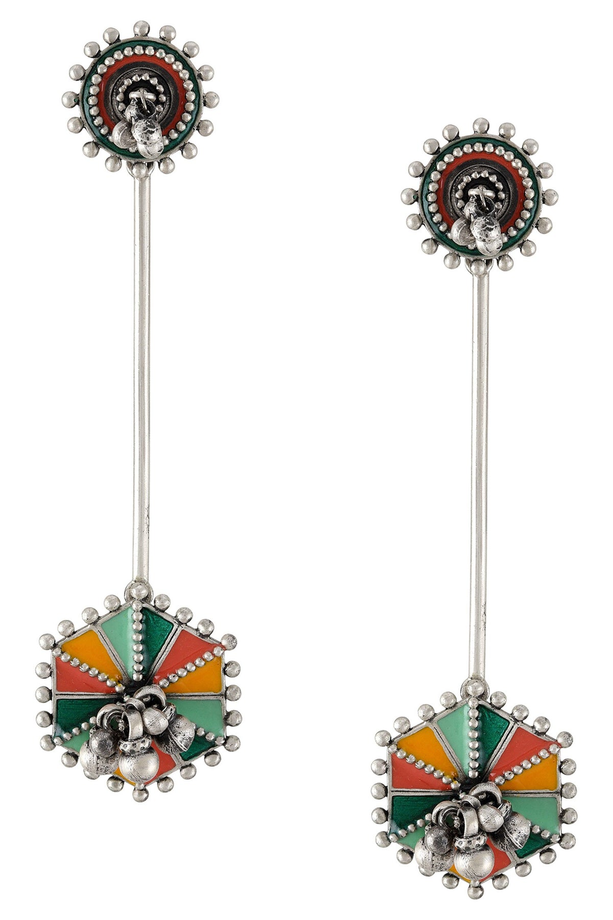 Rangeeli Ghungroo Long Earrings 