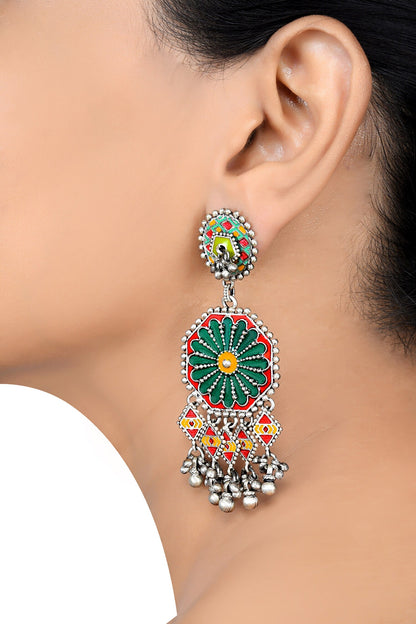 Alpana Ghungroo Dangler Earrings 