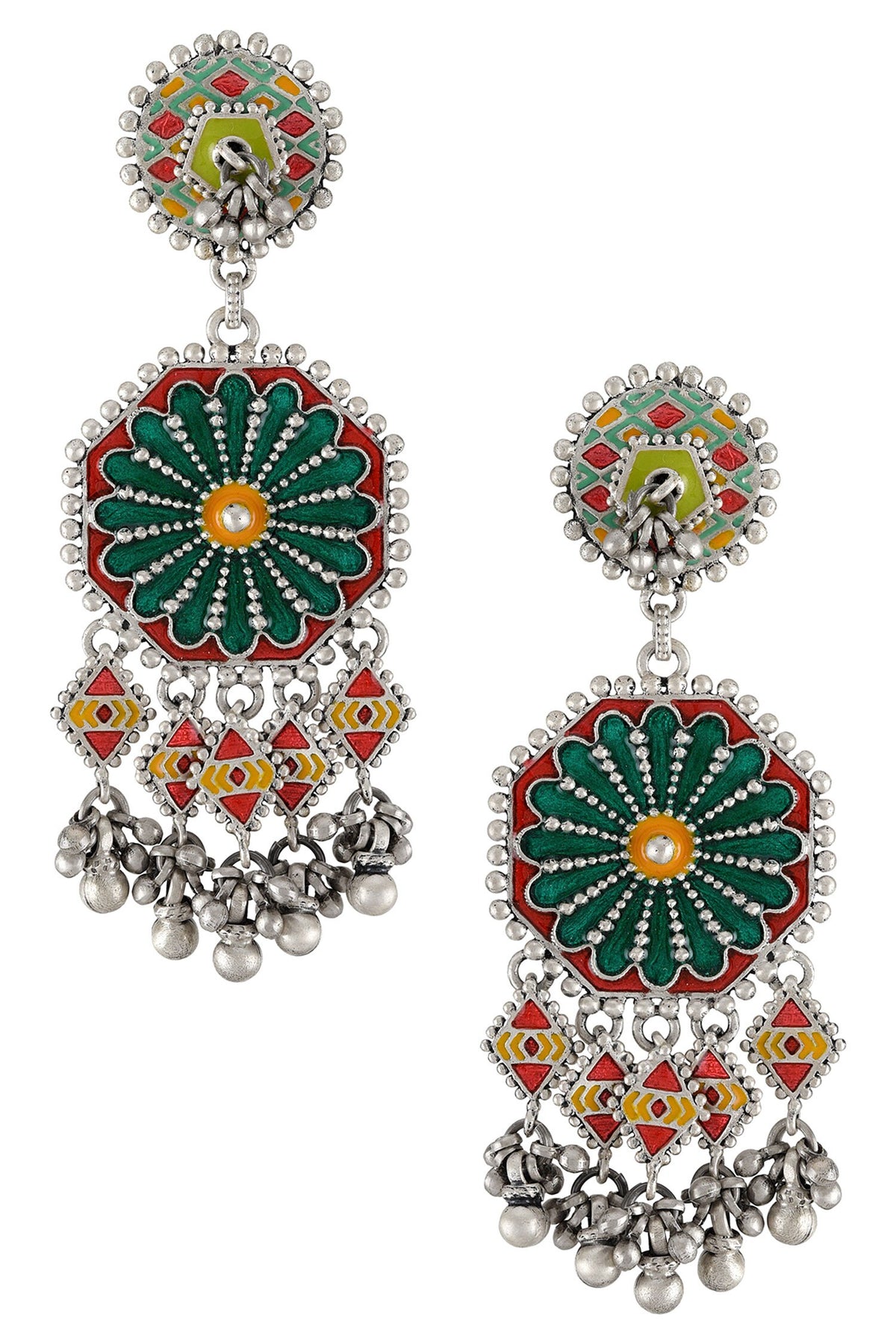 Alpana Ghungroo Dangler Earrings 